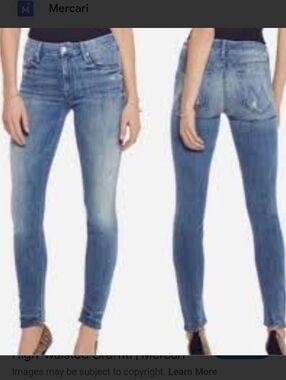Mother The Looker Ankle Step Fray Jeans